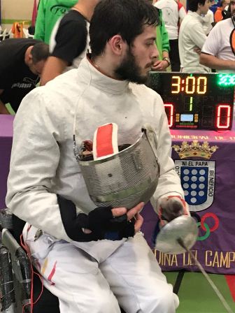 El bilbaíno Tarek Nejjar brilla en el Campeonato de España de Esgrima Adaptada